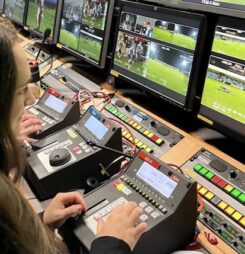 Whisper Cymru edit assistant and EVS operator Caitlin Lewis
