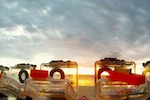 GoPro array on the beach