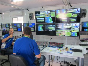 The replay area for Confederations Cup matches in Belo Horizonte.