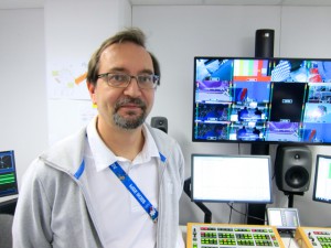 YLE Sound Supervisor Samuli Likanen oversees a large number of commentary circuits as YLE broadcasts in both Finnish and Swedish.