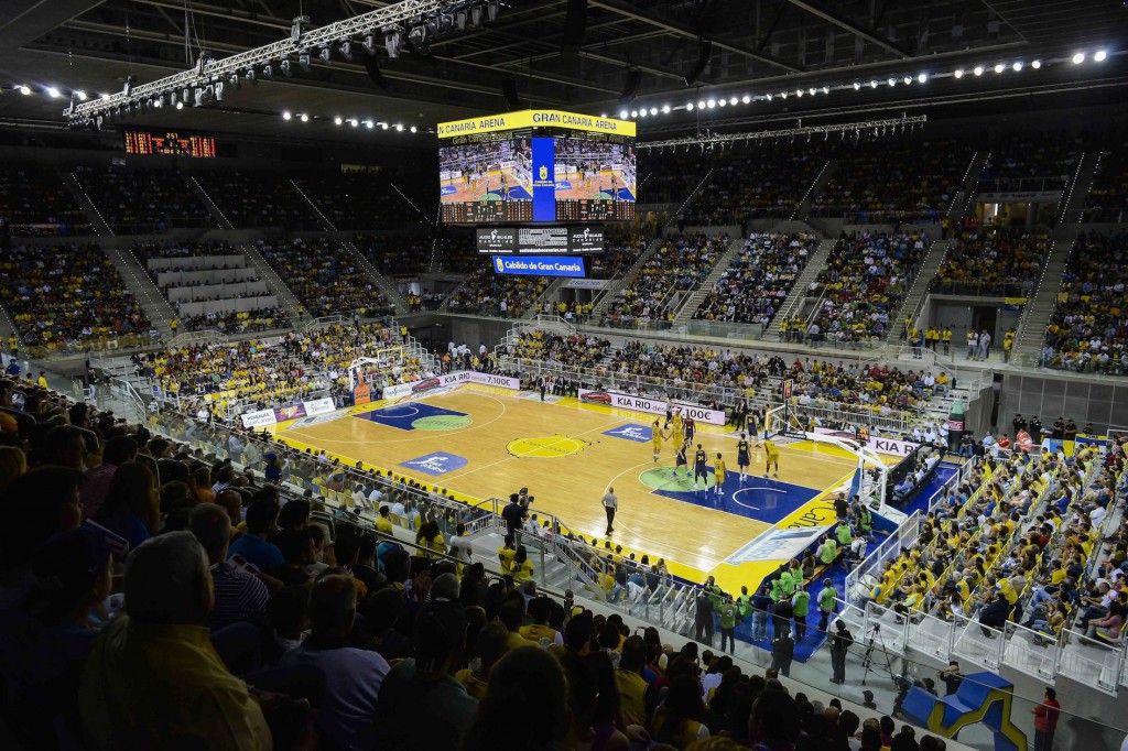 New Gran Canaria Arena debuts with Daktronics, ACB basketball game