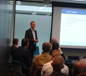 David Shield, IMG Media’s SVG global director of engineering & technology, at the SVGE/IMG Tour & Conference on 10 October