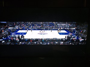 Picture-stitching techniques used by BT Sport at the O2 yesterday (15 Jan) enabled the creation of a 4K panoramic of the whole court