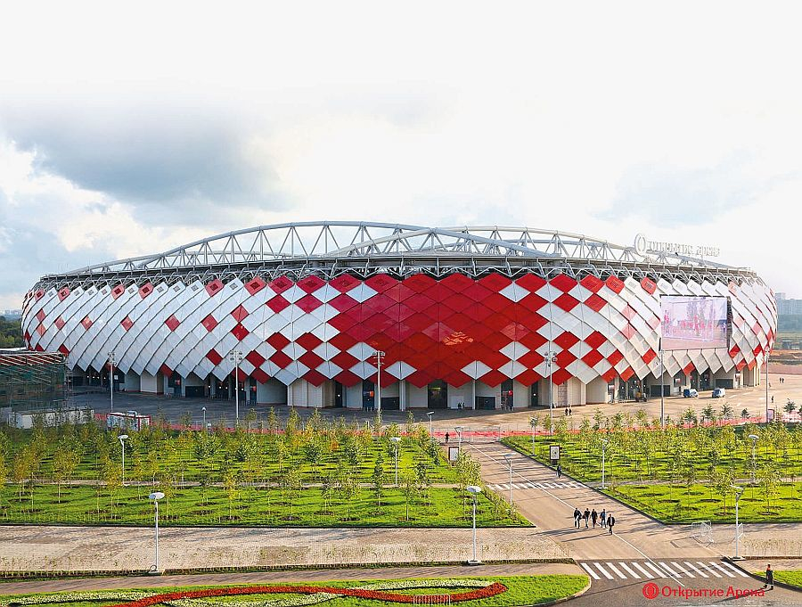 Spartak Moscow's Otkrytije Arena comes alive with advanced