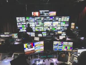 Inside the ESPN control room cabin that was built by CTV Outside Broadcast.