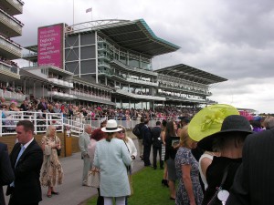 A very large crowd gathered for Ladies Day at the Ebor