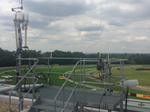 'Antenna world' at Red Bull Air Race, Ascot, on 16 August. 