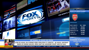 ‘Fox Sports Vandaag’ has debuted with graphics designed by Reality Check Systems