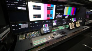 Inside the newly completed 8K OB vehicle now in use by NHK.