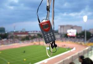 Assistive hearing and audio descriptive services of the performances and announcer broadcasts were available in English, French, and Spanish through FM-transmitted devices supplied by Riedel.