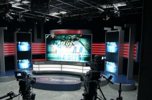 A studio in Nigeria which WTS built for African sports broadcaster SuperSport