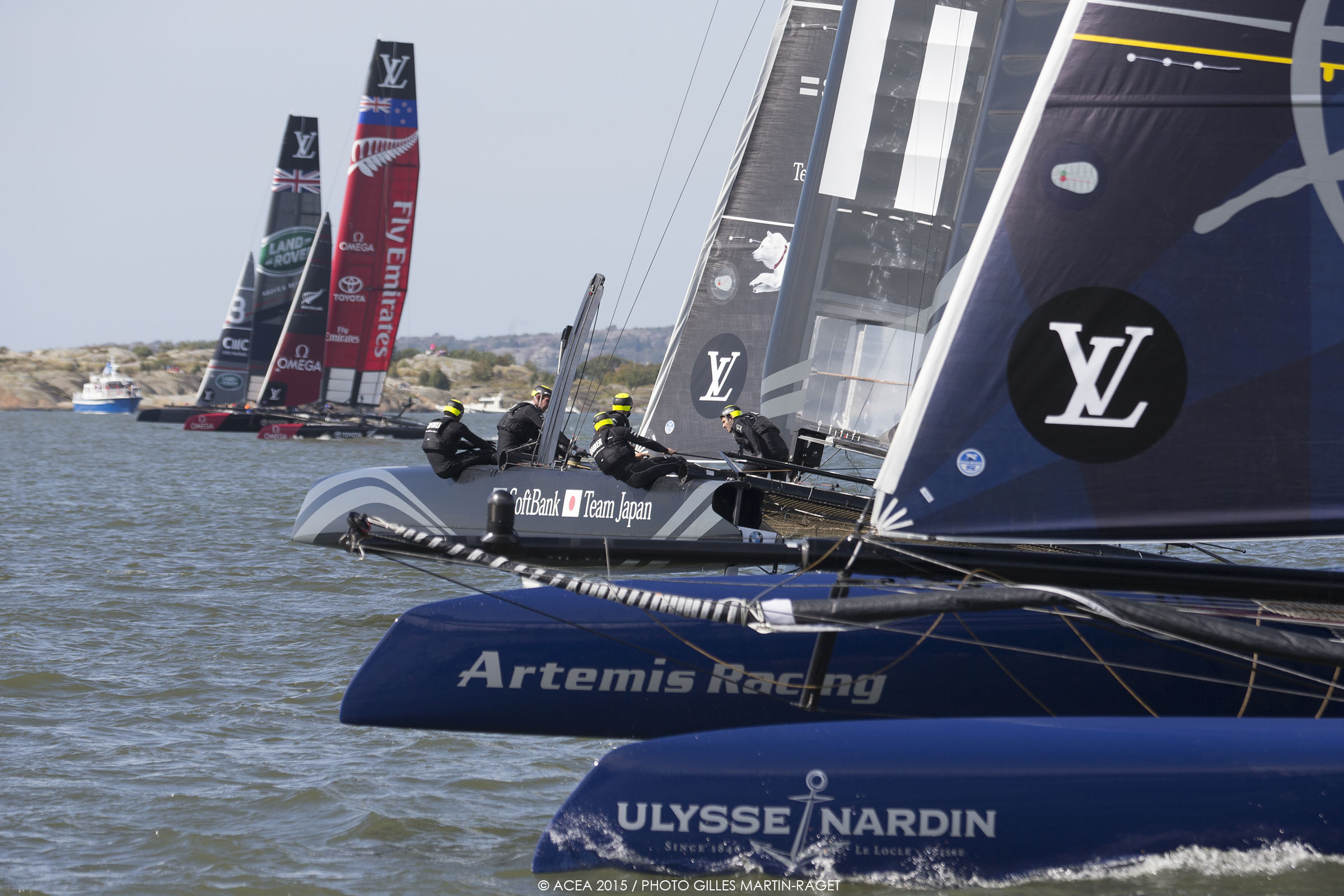 Timeline TV system capture The America's Cup