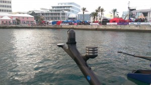 Timeline Television and Marine Camera Solutions developed bespoke robotic, three axis, waterproof camera systems and a live feed linked to the shore by an RF network