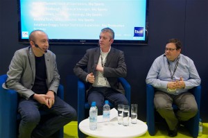 Sky Sports’ Clement, Ruddell and Roxburgh at BVE2016 in London