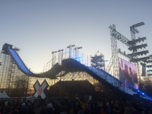 The Big Air venue in central Oslo – one of three sites used for the latest X Games event. (Pic: David Davies)