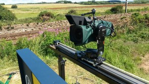 One of the eight railcams that ACS designed specifically for the Open Championship.