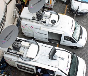 Globecast OB trucks