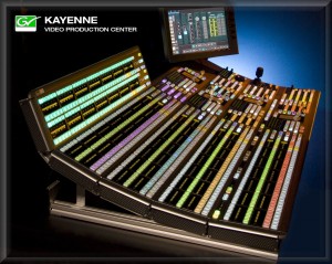 A Grass Valley Kayenne K-Frame production switcher has been installed in the new Arena OBX truck