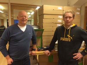 Barnfind Technologies' Wiggo Evensen (CEO) and Arild Skjeggerud (CTO)
