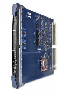 The E-Dante card provides high channel density with a total of 64 channels per card. 