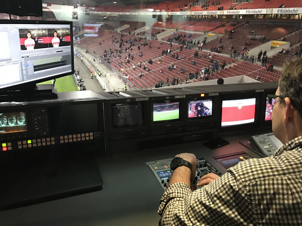 New wireless camera technology for Stuttgart soccer stadium