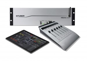  A departure from the larger consoles, the new Studer Micro can be controlled via WiFi on a tablet.
