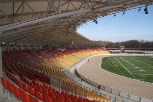 The newly redeveloped Olympic Stadium in Wroclaw, Poland.