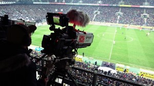 Capturing the action in UHD/HDR at the Bundesliga match on Feb 19.