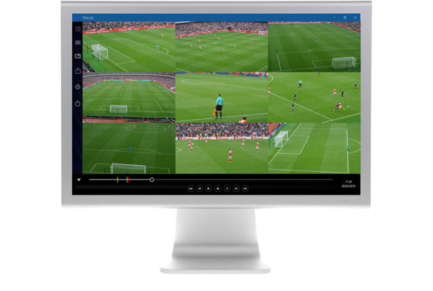 SBG Sports Software's Focus VAR (Video Assistant Referee), can now support up to 24 networked cameras and 24 SDI or HDMI feeds per chassis.