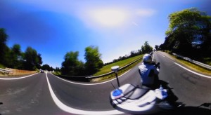 EUROMEDIA (France) provided the first worldwide live transmission of a 360 camera onboard a motorbike