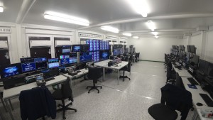 View of the TOC facility in the TV Compound at Champions League Final 2017 in Cardiff