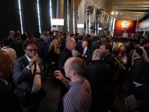 A drinks reception was held at Arsenal FC following the conclusion of SportTech 2017 proceedings