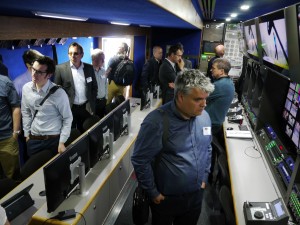 SportTech 2017 delegates had the opportunity to look around Timeline TV's new UHD2 truck