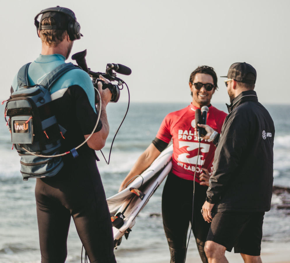 LiveU HEVC units help bring Ballito Pro surf event to a global audience