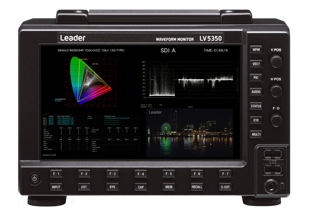 Leader Instruments to form T&M core of 4K HDR workflow demo at MPTS 2022