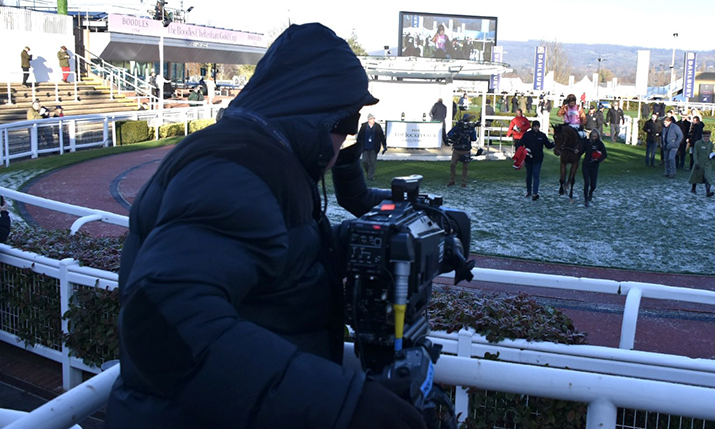 Racetech paddock camera capturing winner's return to the paddock