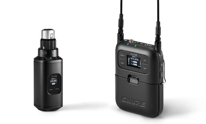 Shure expands SLX-D Digital Wireless range with Portable Systems