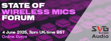 SVG Europe Audio: State of Wireless Mics Forum