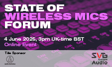 SVG Europe Audio: State of Wireless Mics Forum