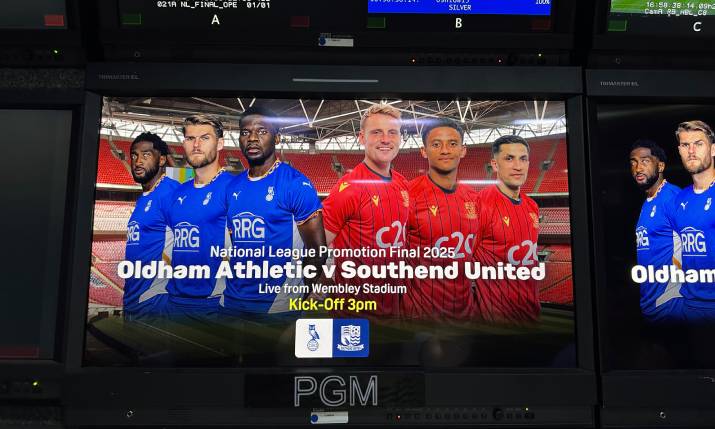 Intense journey: Bringing the production of the National League Promotion final to viewers with DAZN