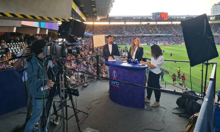 Live from UEFA Women’s Euro 2025: RTVE executive producer of sport Moira Garcia de Frutos on the Spanish broadcaster’s production workflow